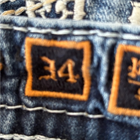 Rock Revival Men's Prewitt Straight Distressed Jeans 34 - Picture 14 of 15